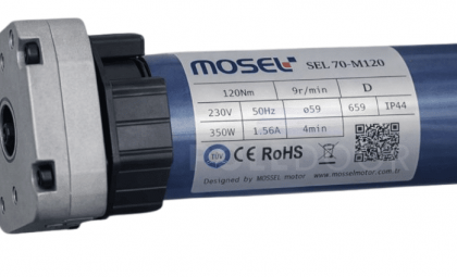 Mosel Sel 70 M 120 NM Red&uuml;kt&ouml;rl&uuml; Kepenk Motoru